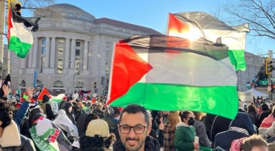 كوادر حزب التجمع تشارك في مظاهرات داعمة لغزة ومناهضة لإسرائيل في أميركا وبريطانيا